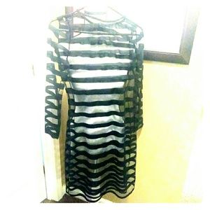 See Thur strip dress